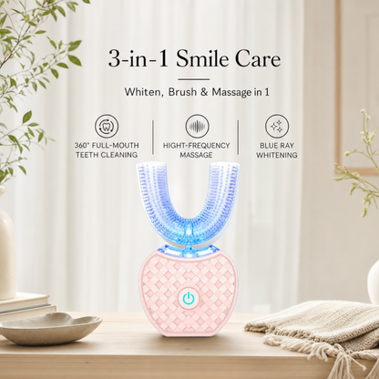 Blue-Light Teeth Whitener: Includes Whitening Gel Free Gift!