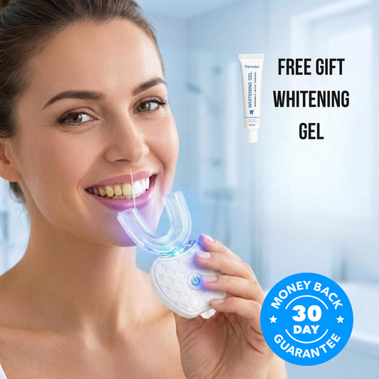 Blue-Light Teeth Whitener: Includes Whitening Gel Free Gift!